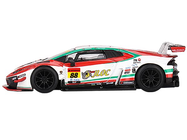 Lamborghini Huracan GT3 EVO #88 Takashi Kogure - Yuya Motojima JLOC Super GT Series (2023) Limited Edition 1/64 Diecast Model Car by True Scale Miniatures