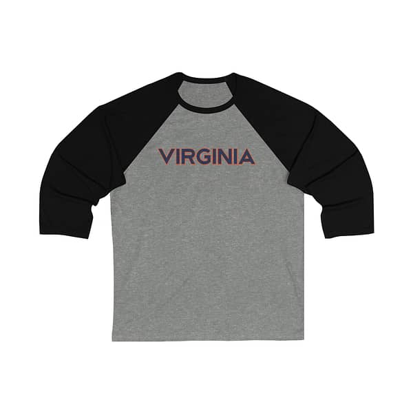 Virginia Cavaliers Unisex 34 Sleeve Baseball Tee