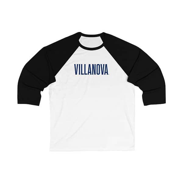 Villanova Wildcats Unisex 3/4 Sleeve Baseball Tee