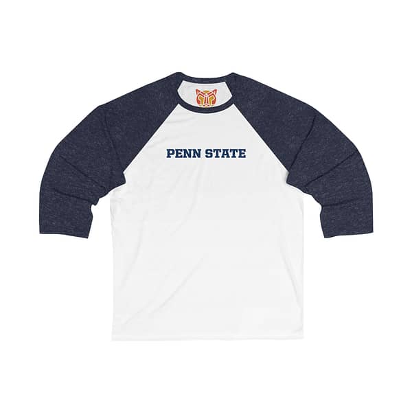 Penn State Nittany Lions Unisex 3/4 Sleeve Baseball Tee