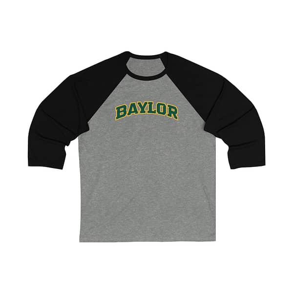 Baylor Bears Unisex 34 Sleeve Baseball Tee