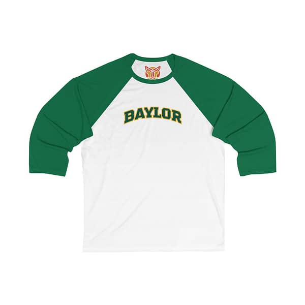 Baylor Bears Unisex 34 Sleeve Baseball Tee