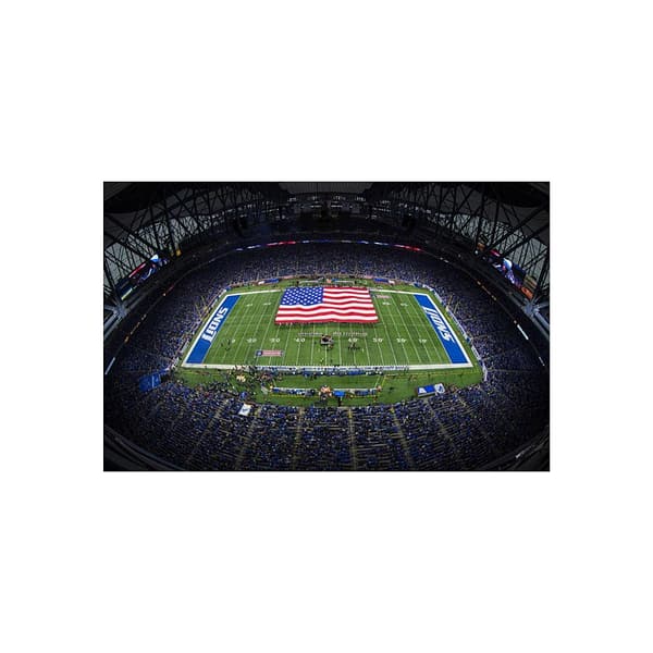 Detroit Lions Ford Field Fine Art Posters